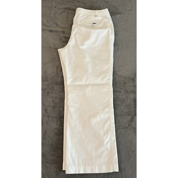 Anne Klein Women's Stretch Straight Leg Pants Size 10 White - Picture 7 of 8